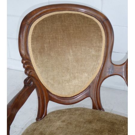 Viktorianisches antikes Palisander Sofa Couch englisch ca 1860