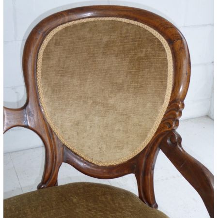 Viktorianisches antikes Palisander Sofa Couch englisch ca 1860