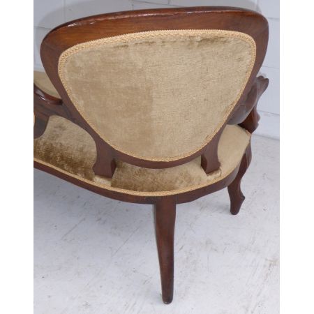 Viktorianisches antikes Palisander Sofa Couch englisch ca 1860