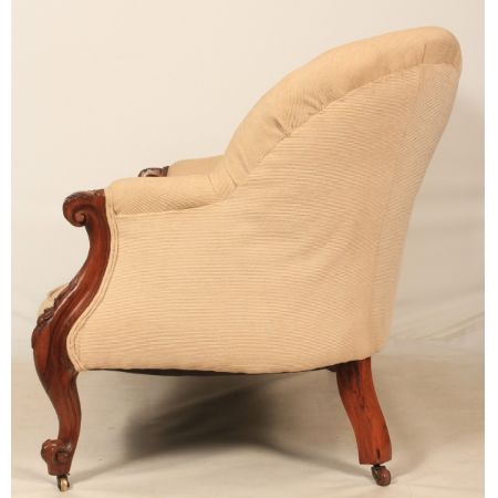 Viktorianisches antikes Mahagoni Sofa britisch Couch ca 1850