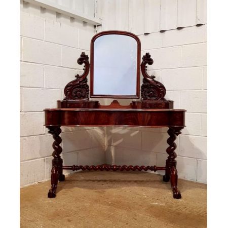 Englischer original antiker Mahagoni Frisiertisch ca 1830