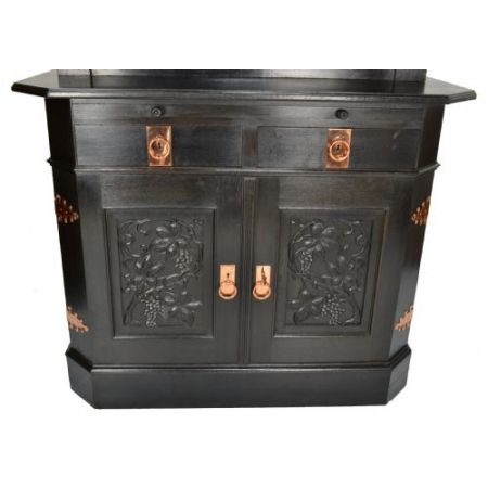 Englisches Arts & Crafts Sideboard Eiche antik ca 1900