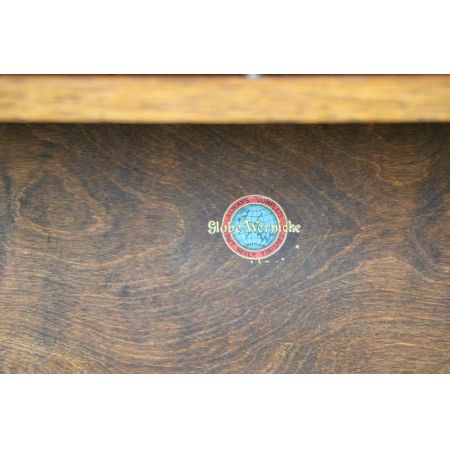 Antiker britischer Globe Wernicke Bücherschrank Eiche ca 1920