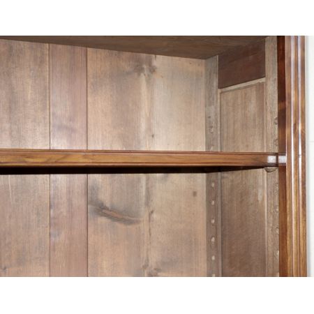 Edwardianisches antikes Nussbaum Bücherregal englisch ca 1910