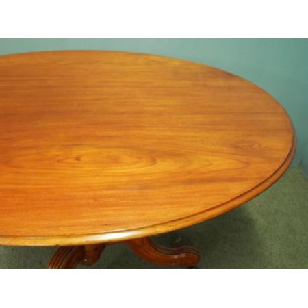 Viktorianischer antiker Mahagoni Sofatisch Breakfast Table englisch ca 1870