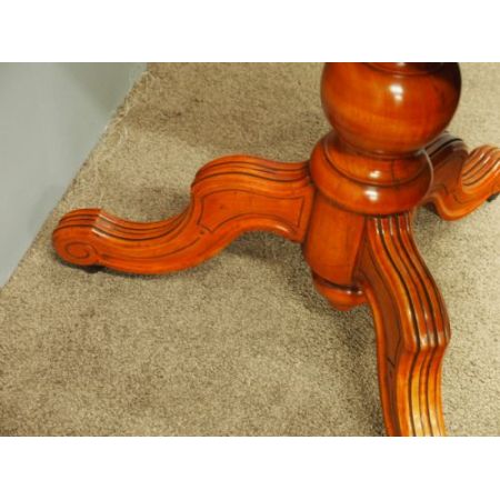 Viktorianischer antiker Mahagoni Sofatisch Breakfast Table englisch ca 1870