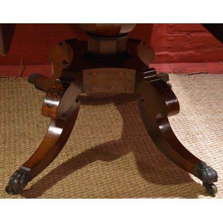 Englischer Regency Sofatisch Mahagoni Breakfast Table antik ca 1820