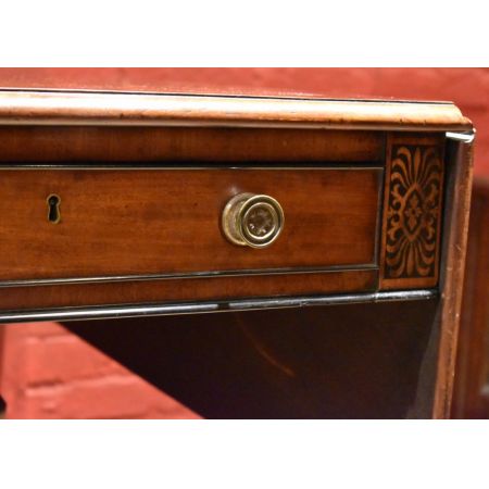 Englischer Regency Sofatisch Mahagoni Breakfast Table antik ca 1820