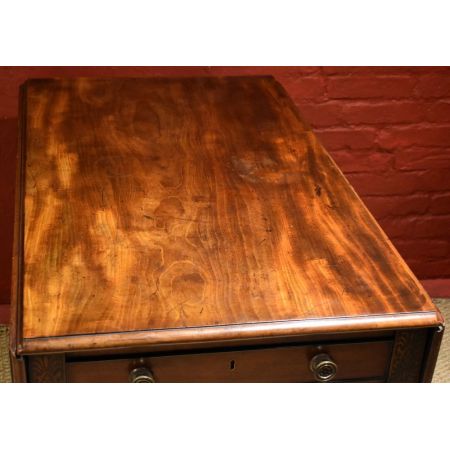 Englischer Regency Sofatisch Mahagoni Breakfast Table antik ca 1820