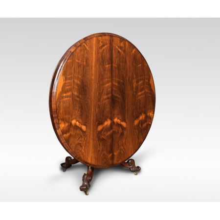 Englischer viktorianischer Palisander Sofatisch Breakfast Table antik ca 1860