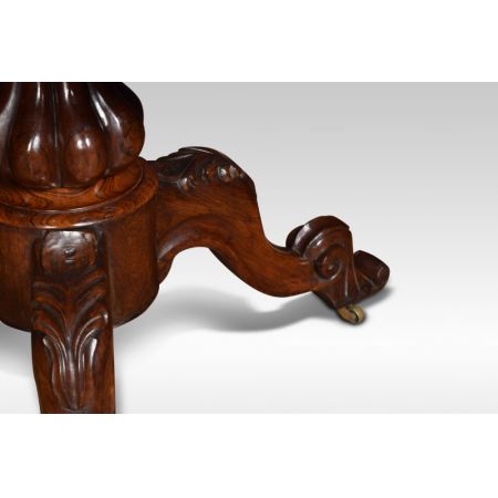 Englischer viktorianischer Palisander Sofatisch Breakfast Table antik ca 1860