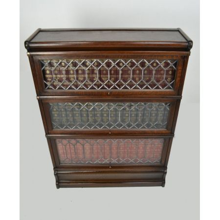 Antiker britischer Eichen Bücherschrank Globe Wernicke ca 1900