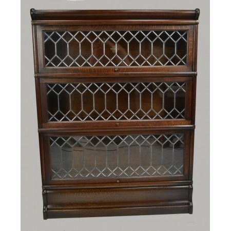 Antiker britischer Eichen Bücherschrank Globe Wernicke ca 1900