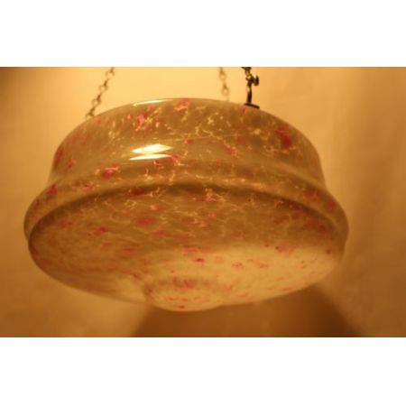 Englischer antiker Art Deco Deckenlampe Hängeleuchte ca 1920