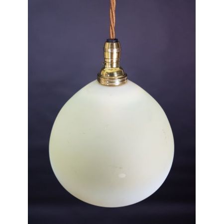 Antike britische Deckenleuchte Deckenlampe Messing ca 1920 