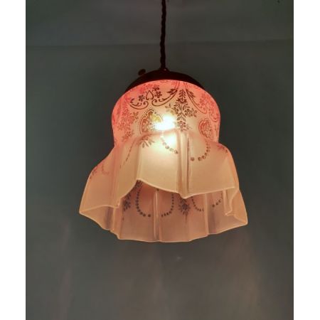 Viktorianische britische Deckenlampe Hängelampe antik ca 1880