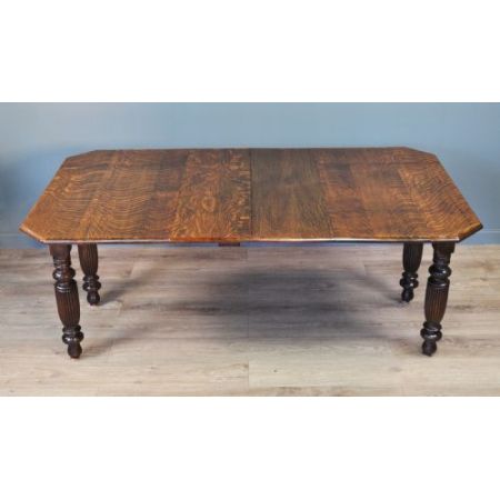 Antiker britischer Eichen Esstisch ca 1920