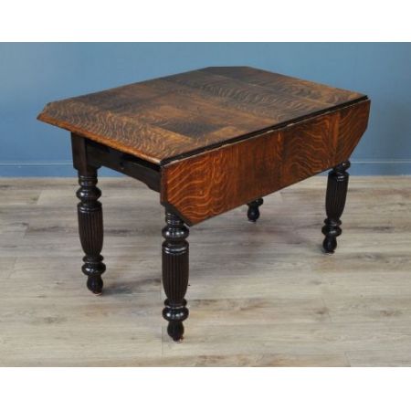 Antiker britischer Eichen Esstisch ca 1920