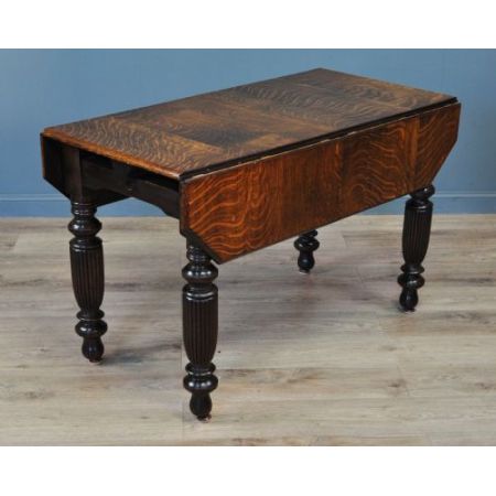 Antiker britischer Eichen Esstisch ca 1920