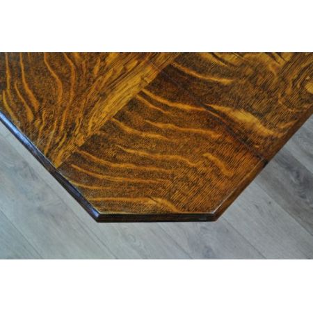 Antiker britischer Eichen Esstisch ca 1920