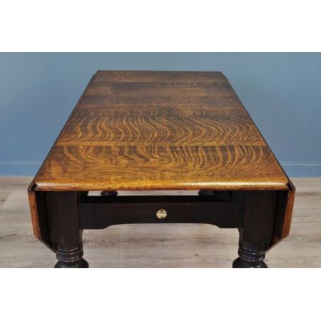 Antiker britischer Eichen Esstisch ca 1920