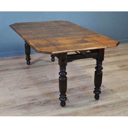 Antiker britischer Eichen Esstisch ca 1920