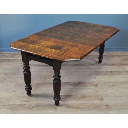 Antiker britischer Eichen Esstisch ca 1920