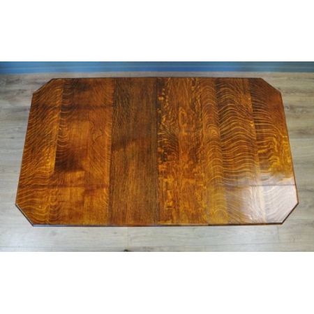 Antiker britischer Eichen Esstisch ca 1920