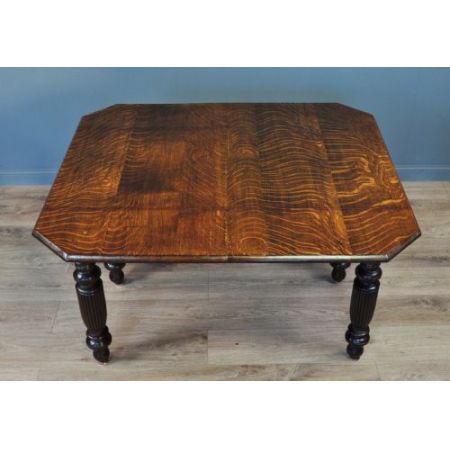 Antiker britischer Eichen Esstisch ca 1920