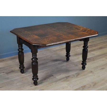 Antiker britischer Eichen Esstisch ca 1920