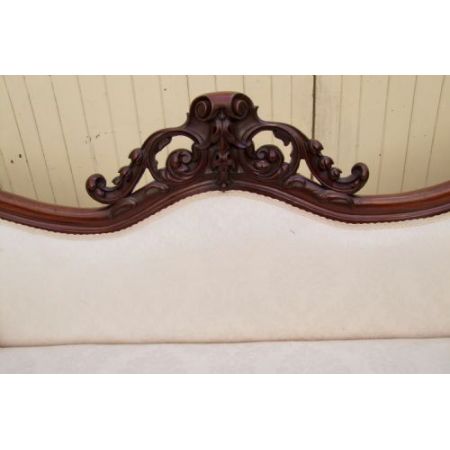 Viktorianisches antikes Mahagoni Sofa Couch englisch ca 1860