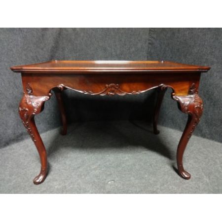 Antiker britischer Mahagoni Kaffeetisch Sofatisch ca 1930