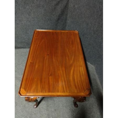 Antiker britischer Mahagoni Kaffeetisch Sofatisch ca 1930