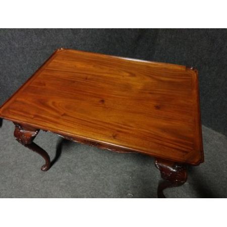 Antiker britischer Mahagoni Kaffeetisch Sofatisch ca 1930