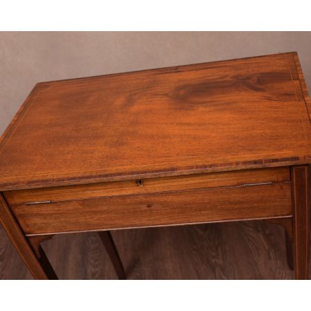 Edwardianischer antiker Mahagoni Sekretär britisch ca 1890