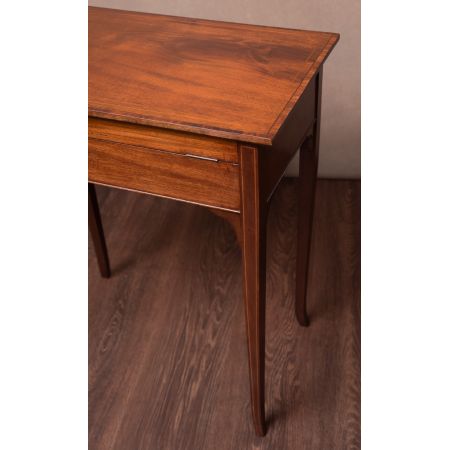 Edwardianischer antiker Mahagoni Sekretär britisch ca 1890