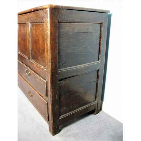 Antike walisische Eichen Truhe Kommode ca 1690