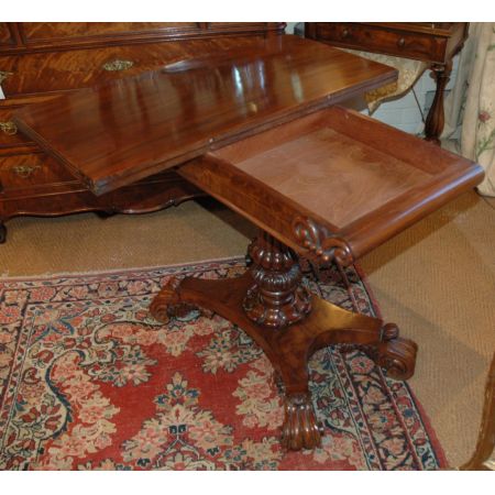 Viktorianischer antiker Mahagoni Tisch englisch ca 1840