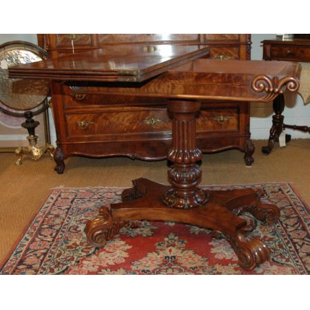 Viktorianischer antiker Mahagoni Tisch englisch ca 1840