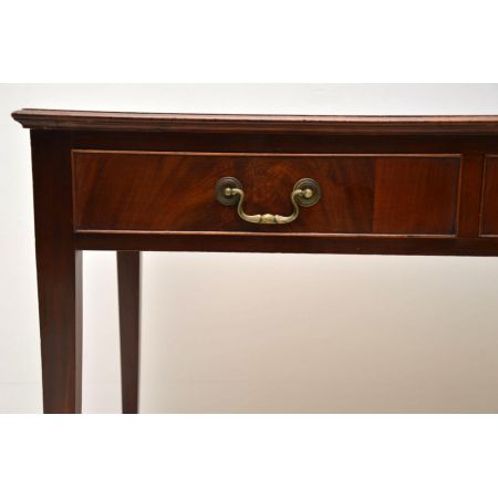 Antiker edwardianischer Mahagoni Schreibtisch britisch ca 1890