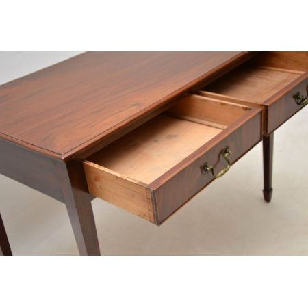 Antiker edwardianischer Mahagoni Schreibtisch britisch ca 1890