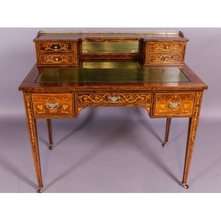 Antiker britischer Palisander Schreibtisch Ladies Desk ca 1890