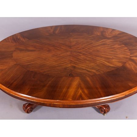 Viktorianischer antiker Mahagoni Kaffeetisch Sofatisch ca 1860