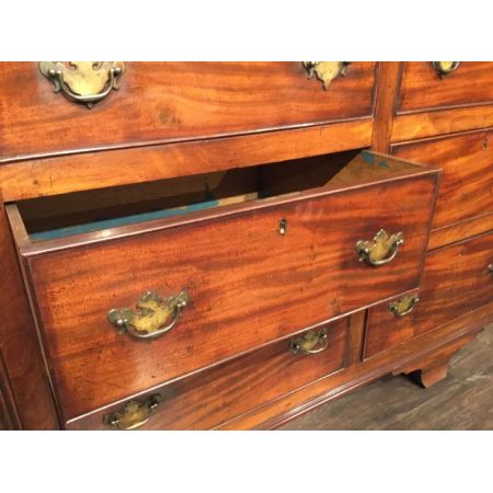 Antike britische Mahagoni Kommode Truhe ca 1800