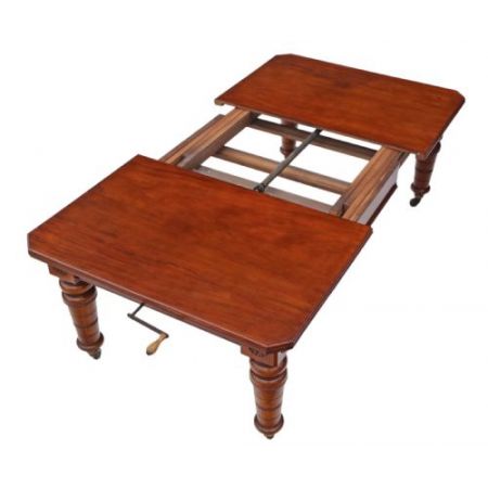 Viktorianischer Nussbaum Esstisch antik britisch ca 1880