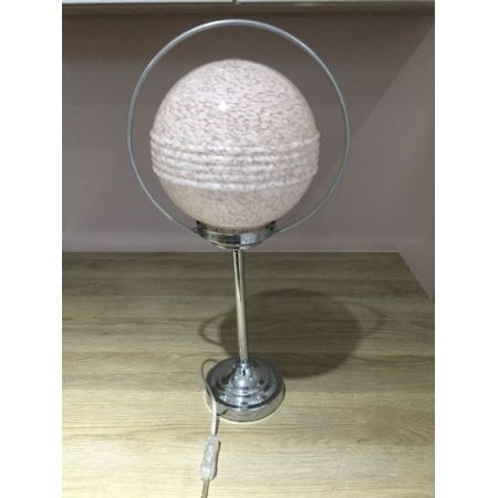 Antike Art Deco Tischlampe Chrom britisch ca 1930