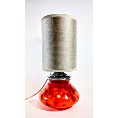 Englische Art Deco Glaslampe Tischleuchte WMF antik ca 1930