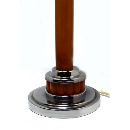 Antike Art Deco Bakelit Tischlampe britisch ca 1930