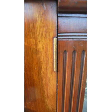 Antiker britischer Mahagoni Bücherschrank ca 1890