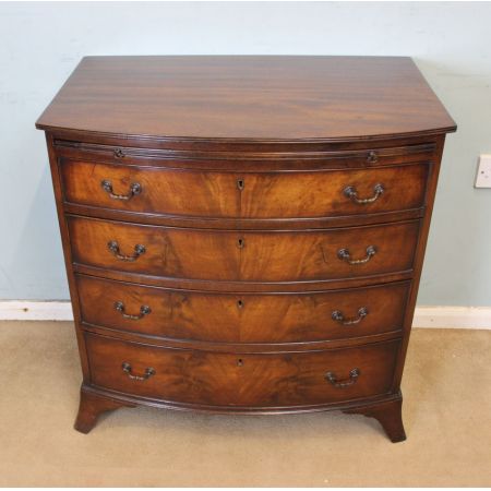 Antike britische Junggesellen Mahagoni Kommode ca 1920